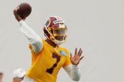 Haskins turning heads at Redskins minicamp