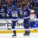 Nikita Kucherov was stellar in another postseason game, having an assist  and two goals in the Lightning's Game 1 win over the…