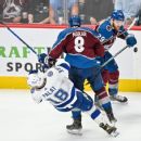 Brayden Point practices, status for Game 1 at Avalanche unknown