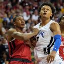 Blazers' Shaedon Sharpe inures shoulder, out for rest of Summer League