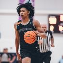 Jeff Borzello on Twitter: NEWS: Top-five senior Flory Bidunga, the No. 1  center in 2024, has committed to Kansas. Chose the Jayhawks over Auburn,  Duke and Michigan. “Coach Self and staff were