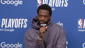 Julius Randle sums up the Timberwolves' series win over the Warriors in the Western Conference semifinals.
