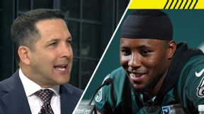 Adam Schefter reacts to Saquon Barkley saying he's not retiring anytime soon.