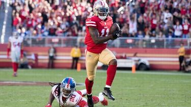 Can't-Miss Play: Marquise Goodwin honors his son after 83-yard TD catch -  video Dailymotion