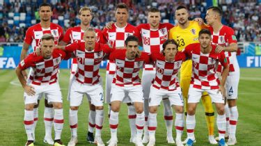 Croacia jugará la con su uniforme cuadros y rojos - ESPN