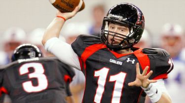 Baker Mayfield 11 Lake Travis High School Cavaliers Black Football