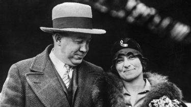 Babe Ruth And Wife Relaxing by Bettmann