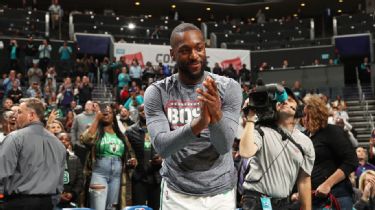 Terry Rozier meets Drew Bledsoe while wearing Scary Terry shirt