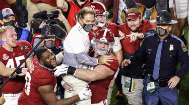 Why is Nick Saban smiling? The answer goes beyond him leading Alabama  football to another title - ESPN