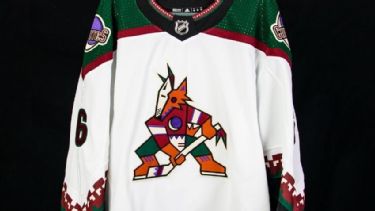 Barstool Sports on X: The Arizona Coyotes Are Bringing Back The White Kachina  Jersey, Might Just Be A Wagon After All    / X
