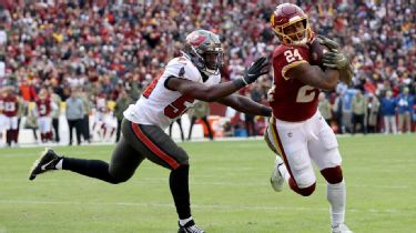 Washington beats Giants on Gibson TD run, McCain's 2 INTs - The