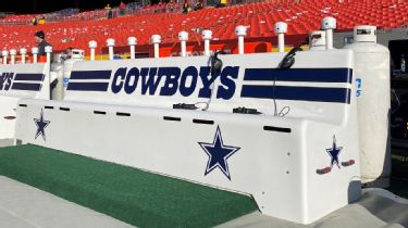 Dallas Cowboys have heated benches shipped for road game against