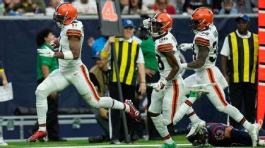 Extra-large Browns rookie Dawand Jones set for colossal MNF matchup against  Steelers star T.J. Watt - The San Diego Union-Tribune