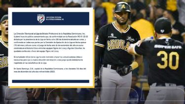 LIDOM confirma confiscación de partido a Águilas Cibaeñas; Licey asegura  primer lugar - ESPN