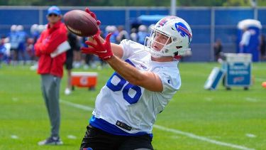 Devin Singletary Autographed Buffalo Bills Speed Mini Helmet –