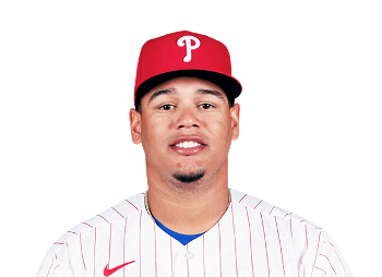 Jhailyn Ortiz Philadelphia Phillies Youth Red Roster Name & Number