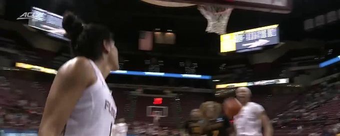 Taylor O'Brien gets the basket plus the foul