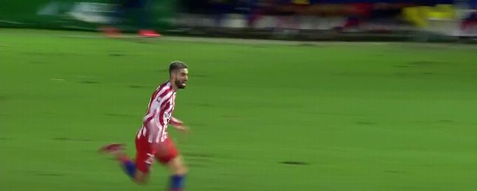 Yannick Carrasco goal 90:43 Arenteiro 1-3 Atletico Madrid