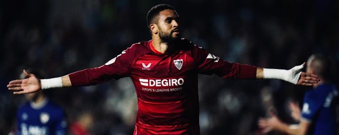 Youssef En-Nesyri's hat trick propels Sevilla to 5-0 win