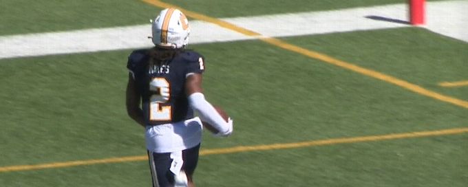 Jamoi Mayes hauls in one-handed TD catch for Chattanooga