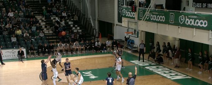 Sam Brown connects for the Penn 3-pointer
