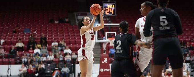 Nye drains eight 3-pointers as Tide takes down MS State