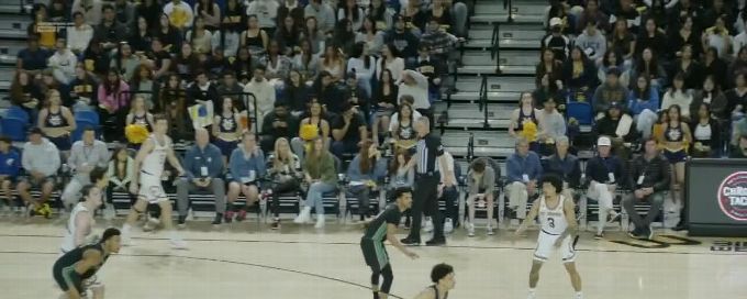 Andre Henry buries 3-pointer against Cal Poly Mustangs