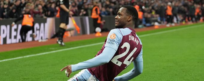 Aston Villa mount huge comeback to draw with Liverpool