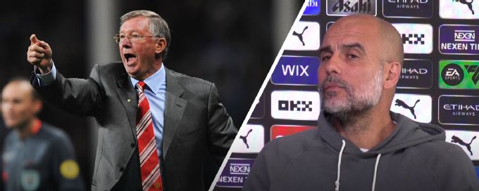 'Translate?' - Pep confused by Sir Alex's 'squeaky bum time'