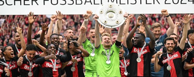 Leverkusen make history with unbeaten season in the Bundesliga