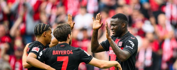 Leverkusen make history with unbeaten season in the Bundesliga