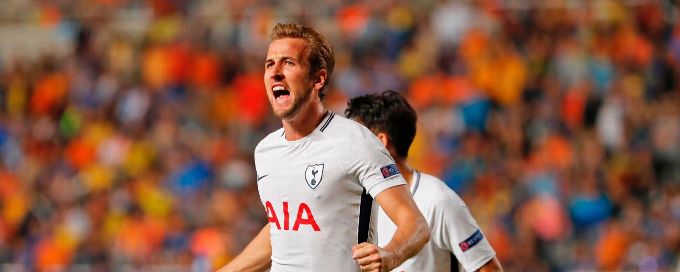 Harry Kane bags hat trick as Tottenham beat Apoel Nicosia