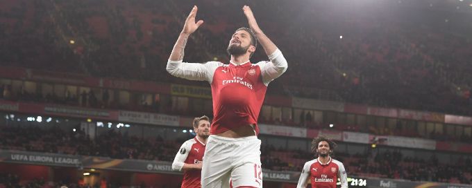 Arsenal hit BATE for six to round off group stage in style