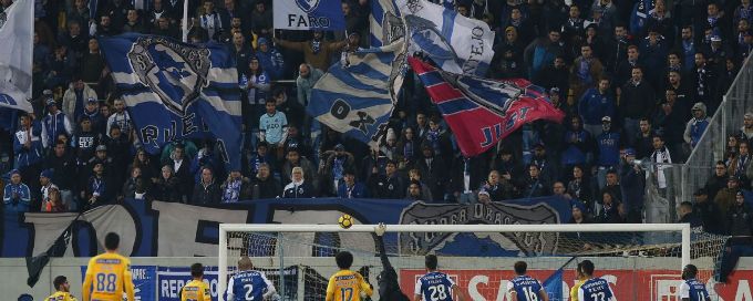 Porto's match vs. Estoril suspended after damage to stadium discovered