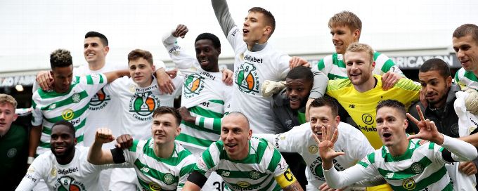 Celtic seal eighth-successive Scottish title with victory over Aberdeen