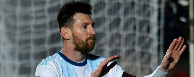 Messi scores two as Argentina thrash Nicaragua