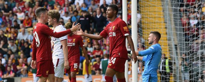 Brewster shines for Liverpool in Bradford win