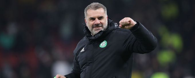 Ange Postecoglou wins first Celtic title with Scottish League Cup final victory
