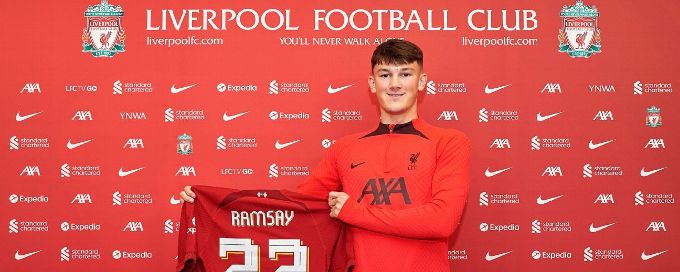 Liverpool sign defender Calvin Ramsay from Aberdeen