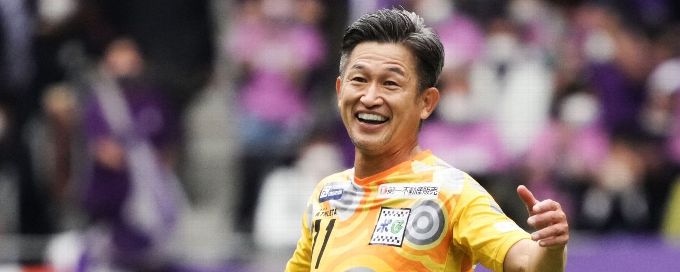 Japan's 'King Kazu' joins Portuguese team to continue career aged 55