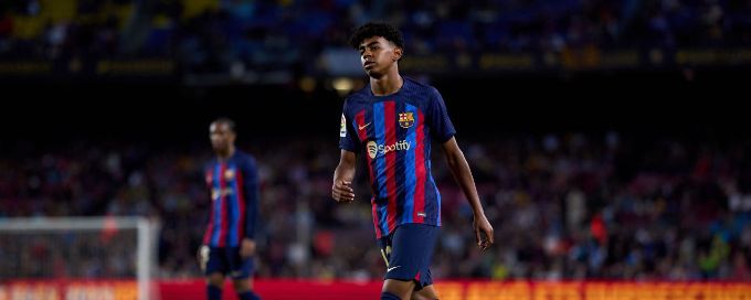 As 15-year-old Lamine Yamal makes history, Barcelona get back on track for LaLiga title in win over Betis