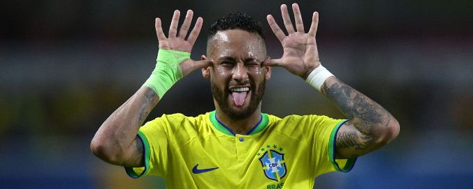 Record-breaking Neymar shows he can still do it for Brazil