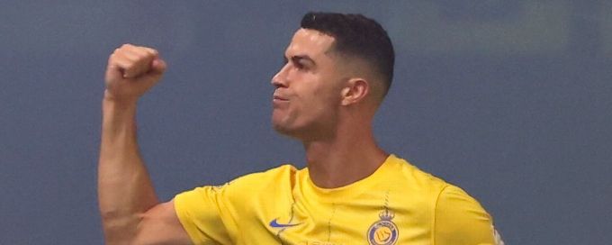 Ronaldo scores twice as Al nassr edge 4-3 thriller with Al Ahli