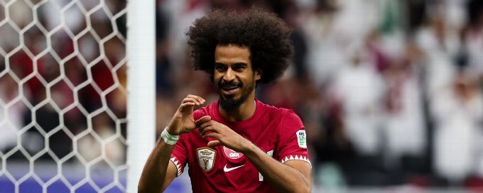 Holders Qatar scrape past Palestine to reach Asian Cup last eight