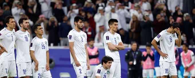Uzbekistan are Asian Cup's nearly men once again after shootout loss to Qatar