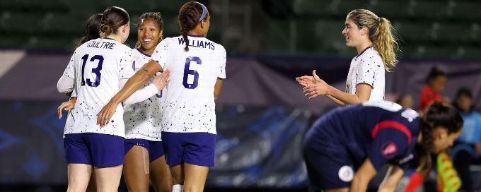USWNT cruises past Dominican Republic in Concacaf W Gold Cup opener