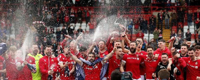 Promoted Wrexham beaten to League Two title by Stockport