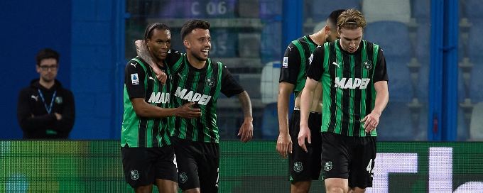 Champions Inter beaten by relegation-threatened Sassuolo