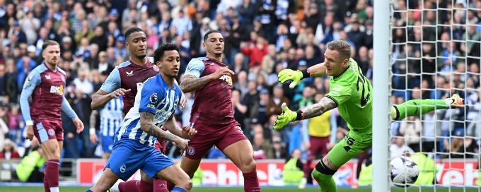 Brighton snap winless run, make Villa wait for UCL qualification