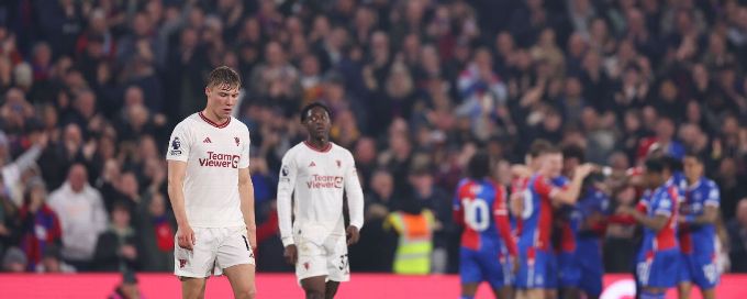 Man United hit new lows in 4-0 thrashing by Crystal Palace